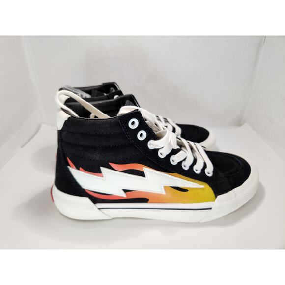 Revenge X Storm Vol. 2 Black Flame Sneakers - Size 5 Limited Edition Streetwear - Picture 4 of 8